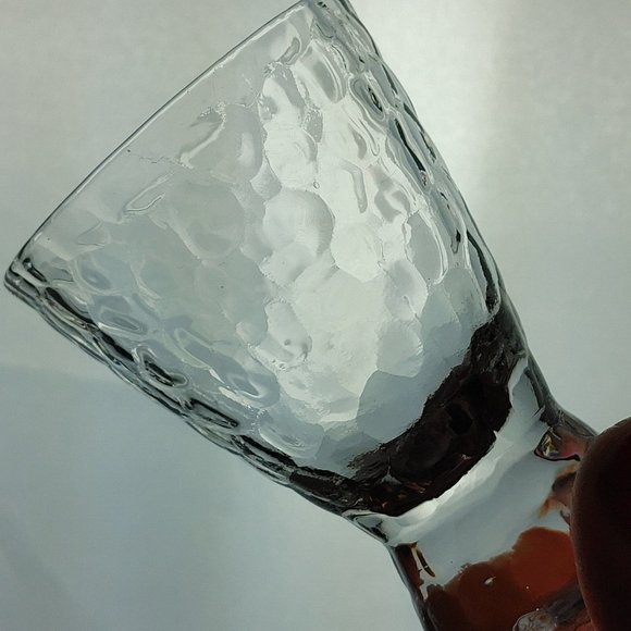 Set of 6 Epicure Collections Shot Glasses Dimpled Glass Pattern Elegant Glass - Picture 4 of 7